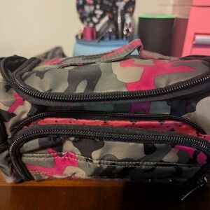 LUG Trolley-Buff Travel Cosmetic Make-up Bag Case - Camo